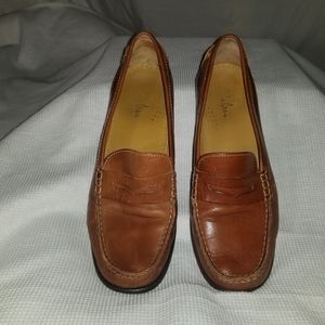 Cole Haan Saddle Tan Hard Bottom Loafer
